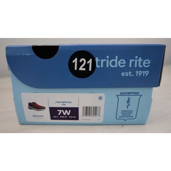 Stride Rite BB035201 Toddler Boy's Sz 7W Red M2P Lightning Sneakers - Picture 12 of 12